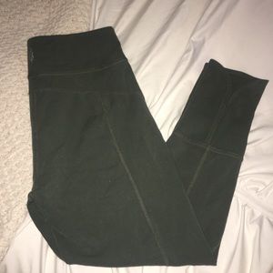 Free people large olive green leggings